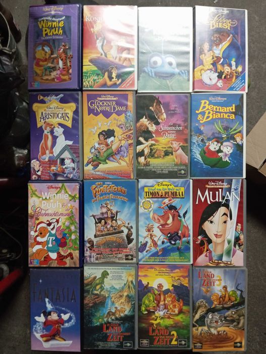Stare bajki orginał VHS język niemiecki i angielski