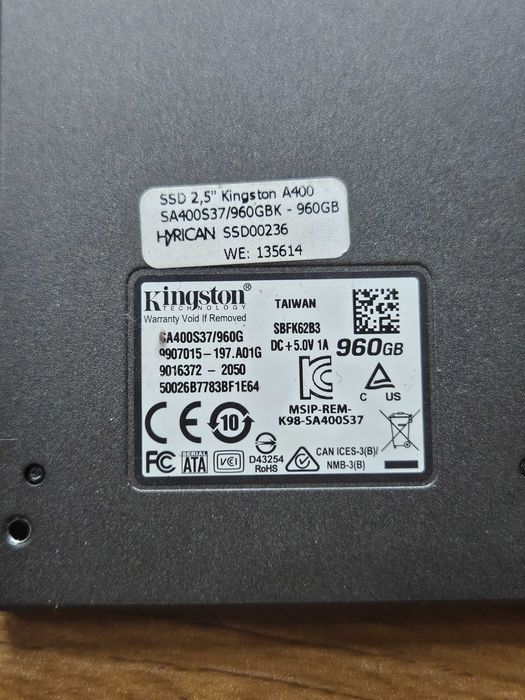 kingston a400 960gb - купить комплектующие для ПК - Цена на OLX.ua