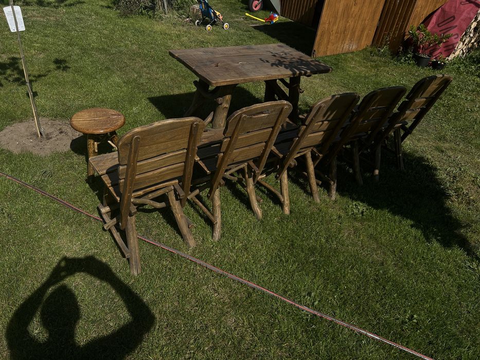 Meble ogrodowe 100% dębowe