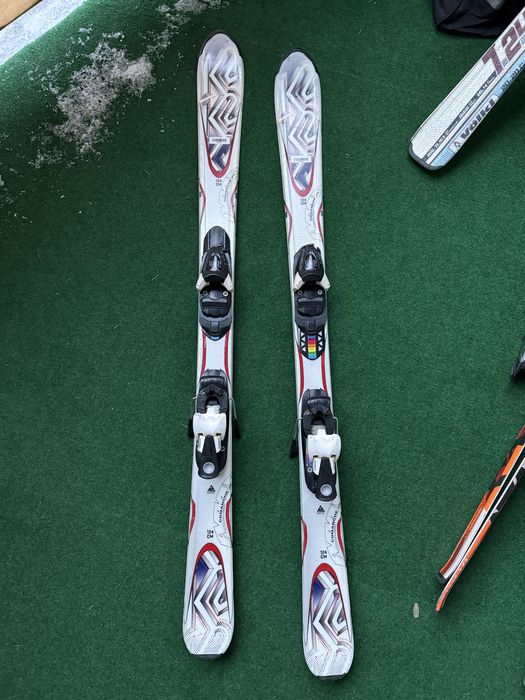 narty juniorskie K2 comanche 124 cm regulowane wiazania dla dziecka