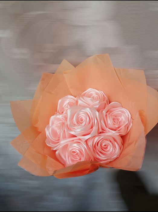 Букети з атласної стрічки