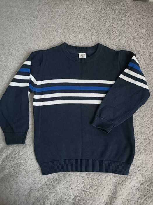 Sweter chłopięcy 104 w paski