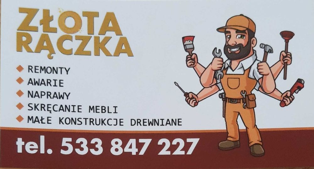 "Złota rączka" zapraszam