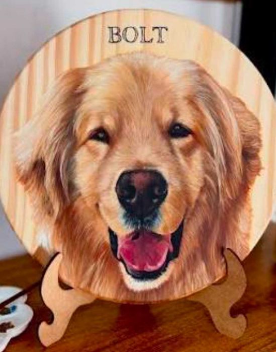 Retratos Personalizados de Animais Pintados à Mão | PAWS Studio