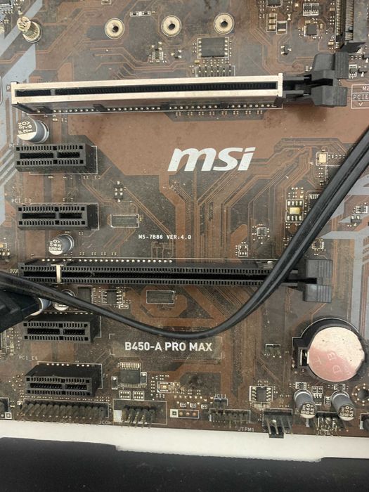 Материнська плата MSI B450-A Pro Max AMD 200GE 3.2 GHz ddr4 4g
