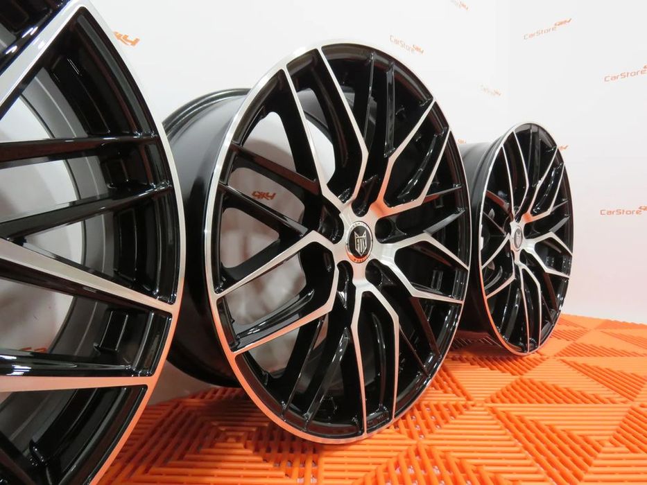 Jantes Fox BMA 19 x 8.5 et 45 5x112 Preto e Maquinado