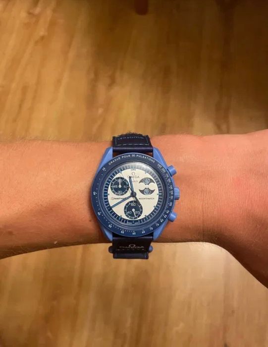 Omega x Swatch Bioceramic MoonSwatch „Mission to the Super Blue Moonphase”