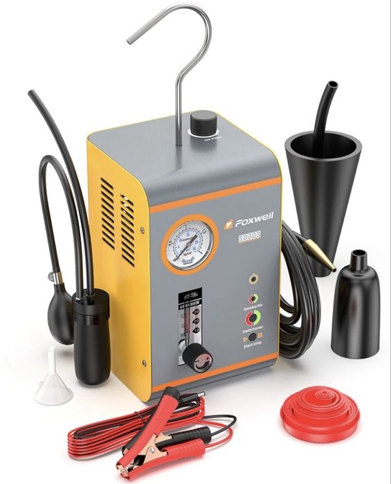Рідина входить в комплект! Foxwell SD203 димогенератор для пошуку витоків.