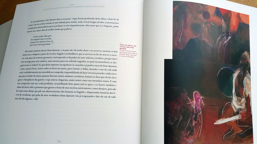 Edição Especial "D.Quixote de La Mancha", Pinturas de Júlio Pomar