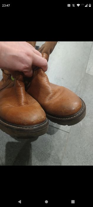 Botki kozaki Tommy Hilfiger 36 brązowe