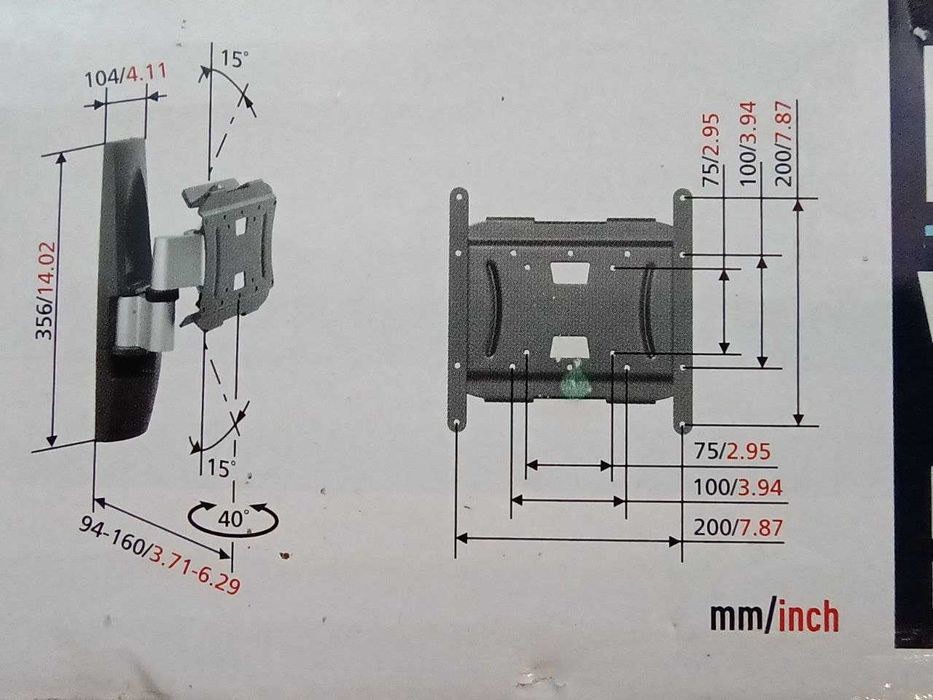 Кріплення/кронштейн для ТВ на стіну Vogel's