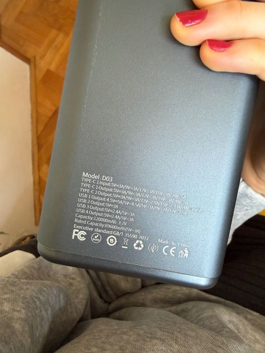powerbank 120000mAh 135V