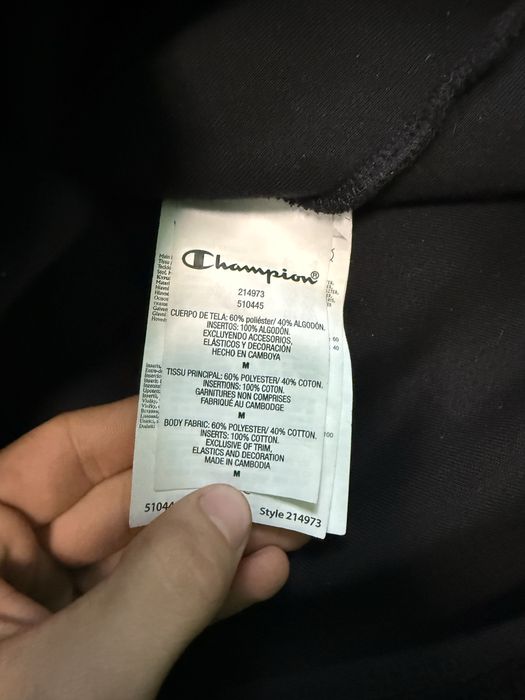 Плюшевое худи Champion ORIGINAL
