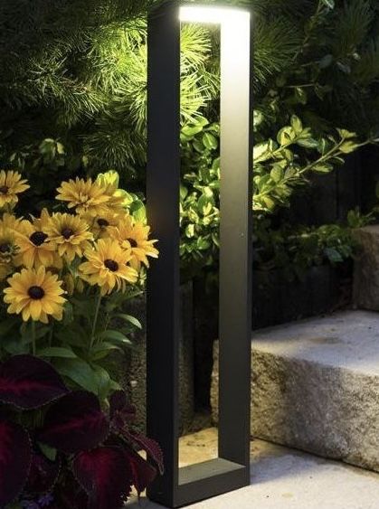 Dwie lampy ogrodowe LED słupek SU-MA FORM 80cm