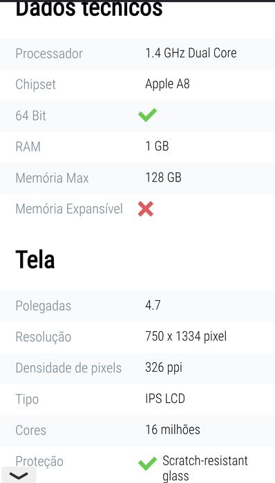 iPhone 6 desbloqueado