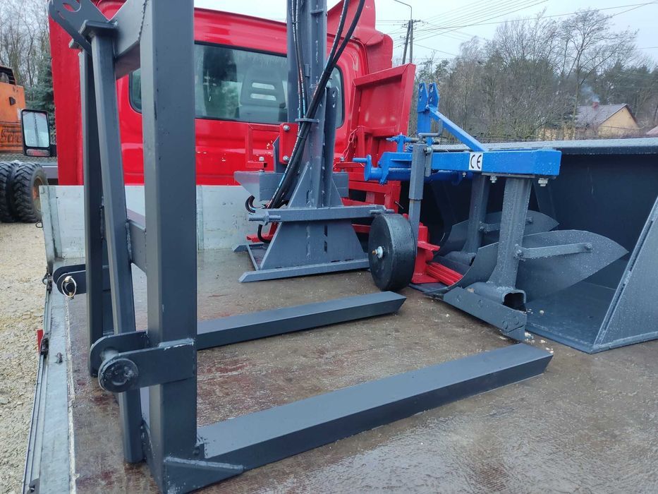 Widły do palet#paleciak mocowanie na tył ciągnika solidne Transport