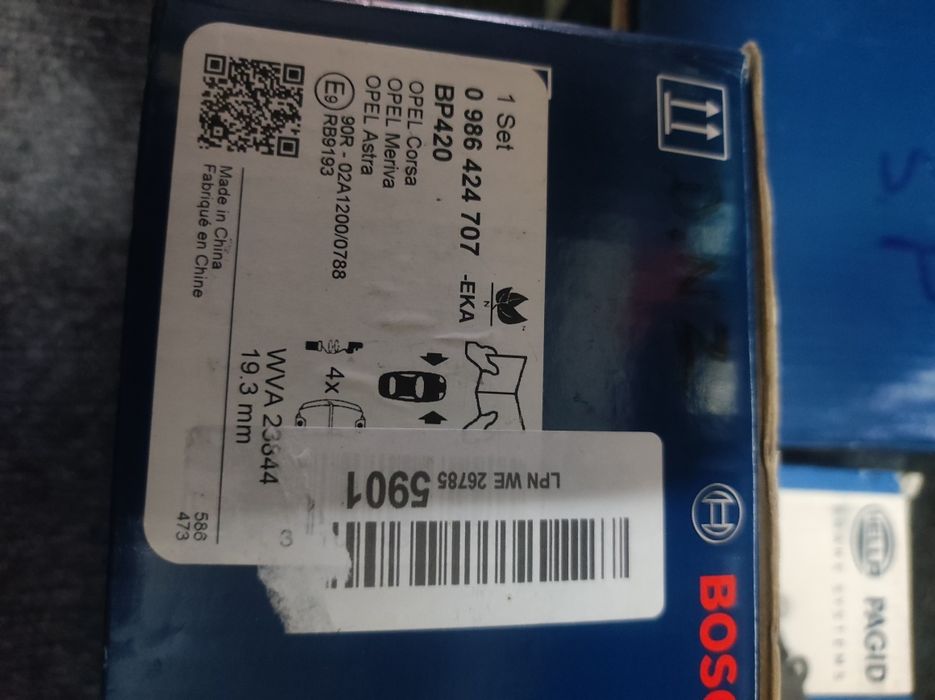 Pastilhas de travão Bosch BP 420