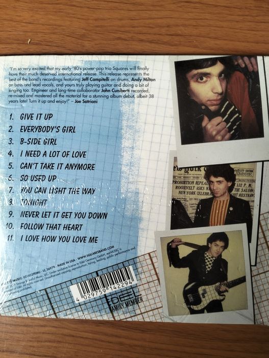CD Squares - The Joe Satriani's Lost Album