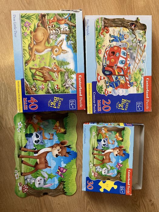 Puzzle castorland 3szt 4+