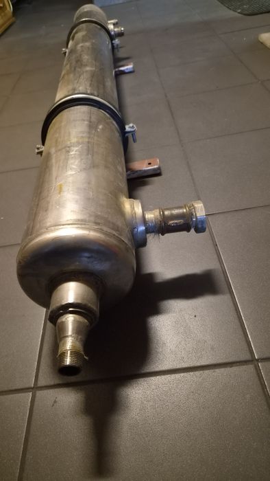 Wymiennik ciepła nierdzewny 178 cm – instalacja domowa + mocowanie ścienne