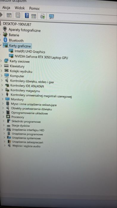 Laptop MSI GF63 Katana i7-11800H/RTX3050/32GB/1TB 100% sprawny