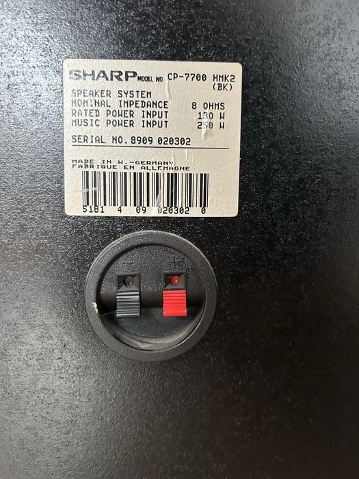 Kolumny Sharp CP-7700 MK2