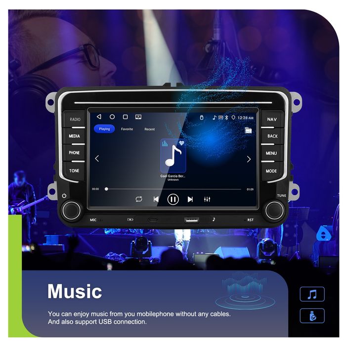 Radio Nawigacja Android 13 2/64Gb VW,Golf,Passat,Seat,Polo