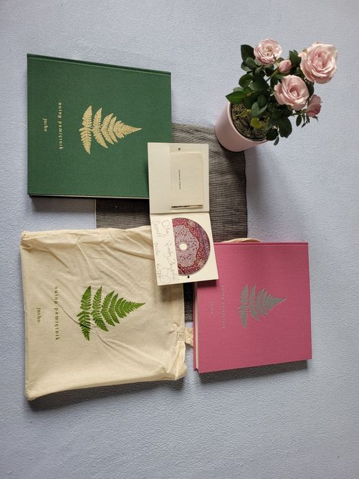 ZESTAW!! Domowe Melodie Juho - 2x Nutny pamiętnik + płyta + torba