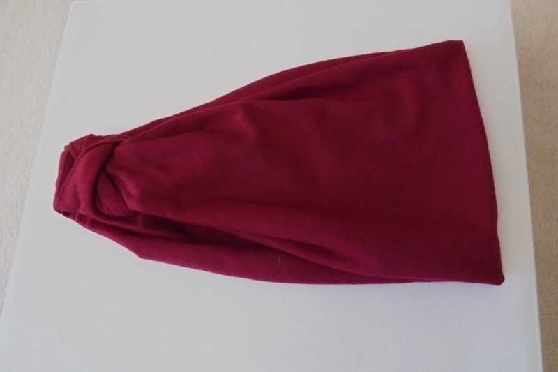 Opaska damska na głowę Bordowa roz. 56 – 59