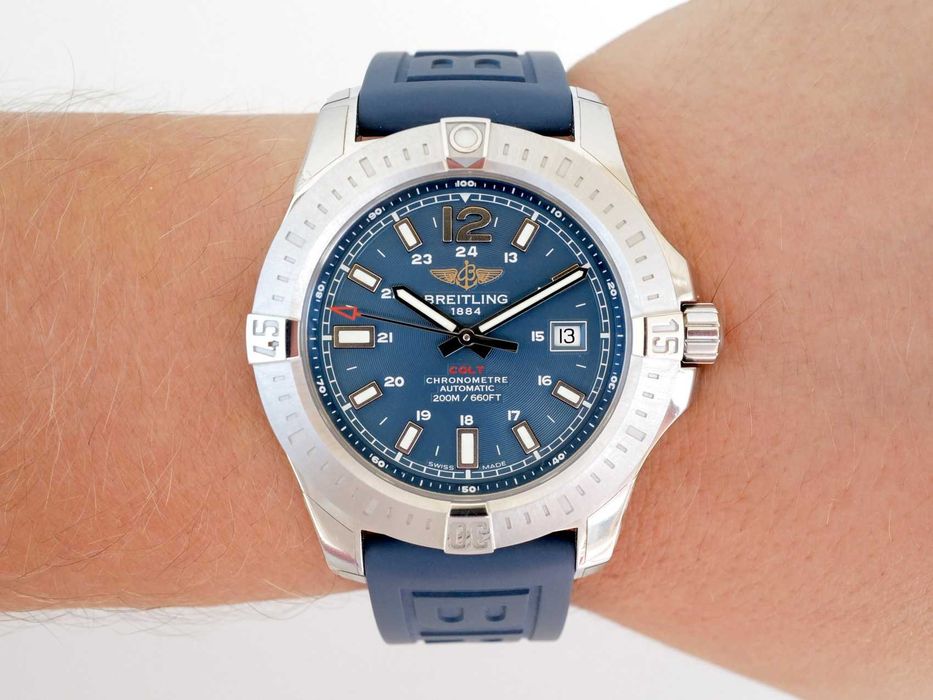 Breitling Colt Automatic Blue Dial 44mm NEW