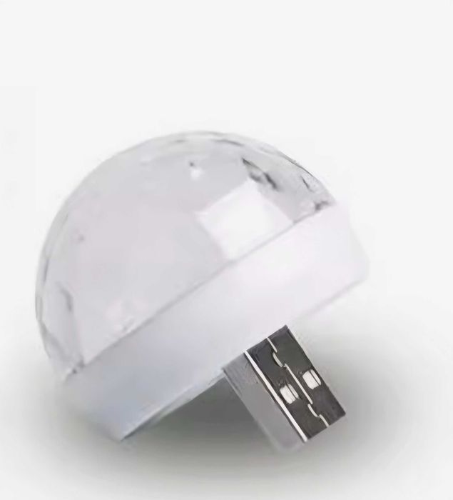 Lampka samochodowa usb kula DISCO