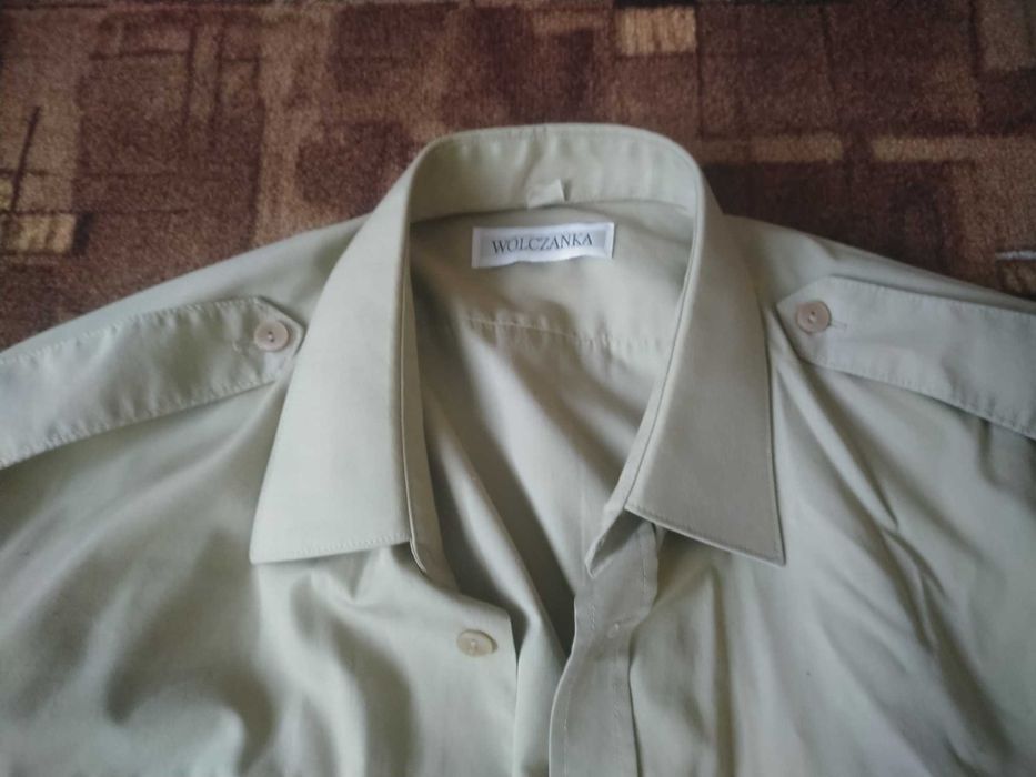 koszula wojskowa khaki krótki rękaw