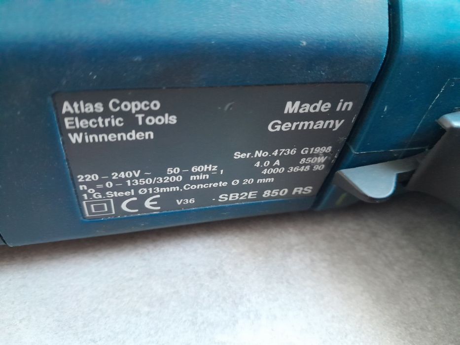 Wiertarka AEG Sb 2e 850rs  moc 850W