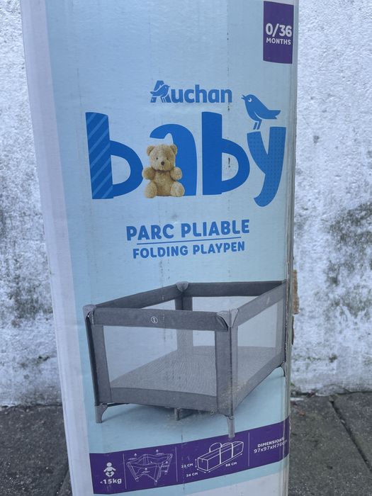 Parque Bebé Dobrável Auchan Baby
