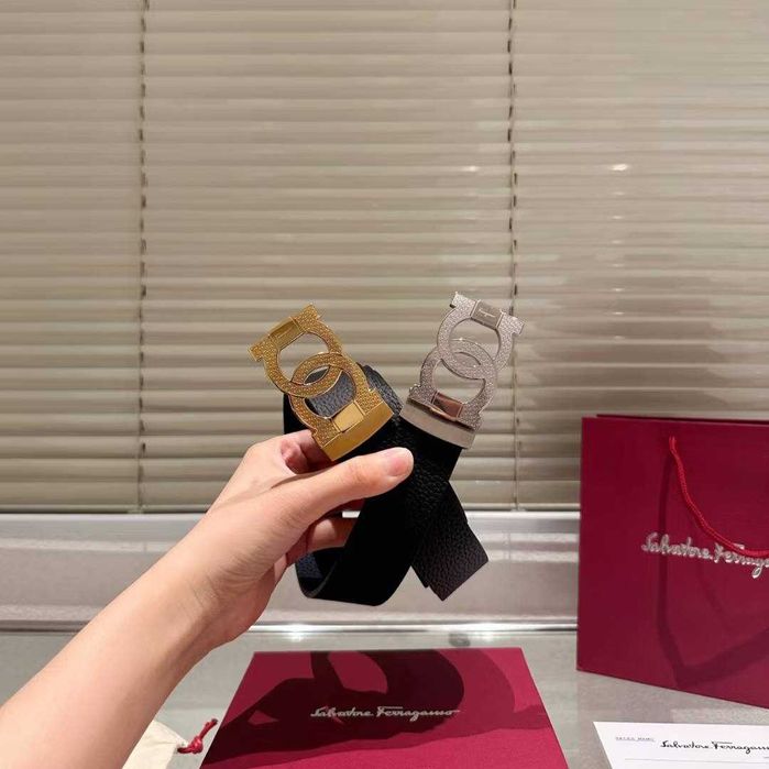 Pasek firmowy męski, damski, skóra Salvatore Ferragamo 221883