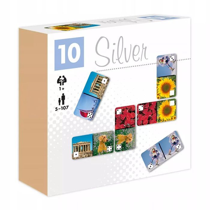 Gra Planszowa Alexander Domino Mix Silver. Nowy Produkt