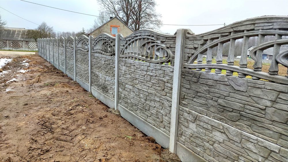 Ogrodzenia, garaże, wiaty, budynki z płyt betonowych