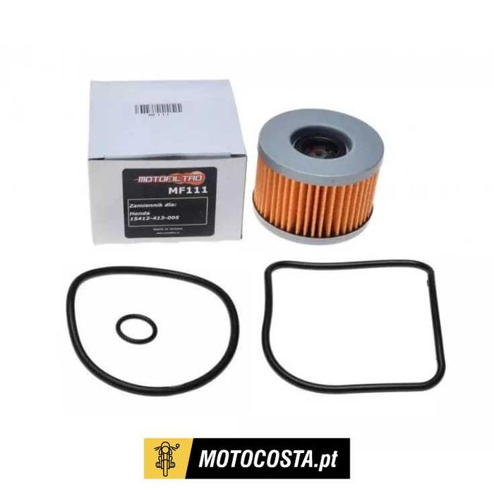 Filtro de óleo Motofiltro MF111 para moto 4 tempos
