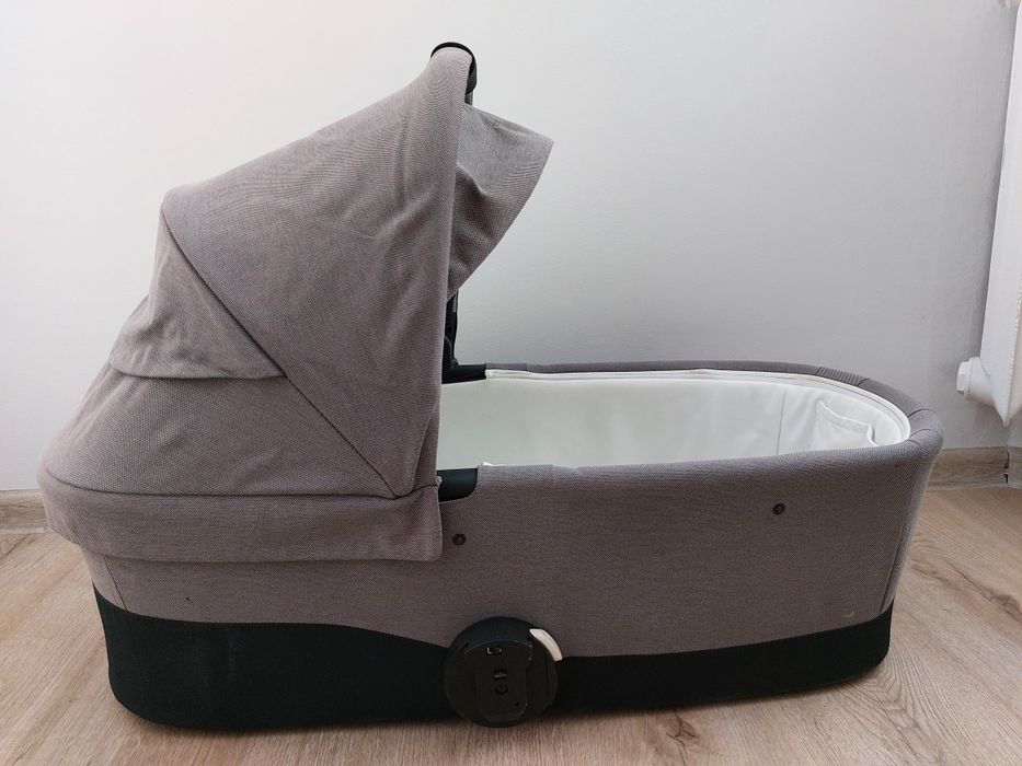Gondola Cybes COT S Soho Grey+ folia przeciwdeszczowa