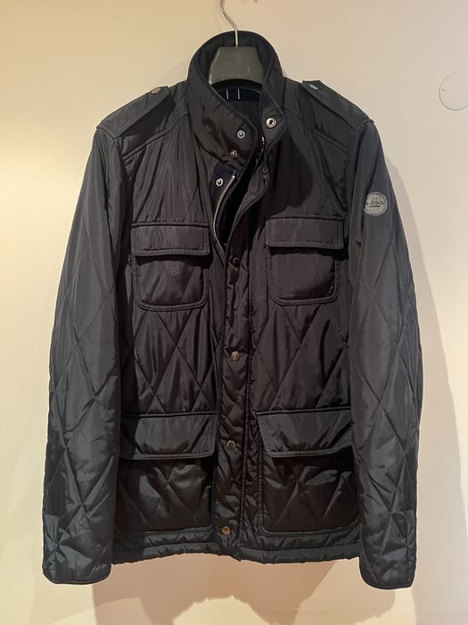 Blusão, marca Sacoor, azul escuro, tamanho S