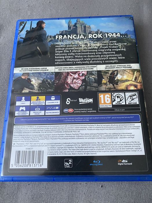 Sniper Elite 5 France PS4 PL