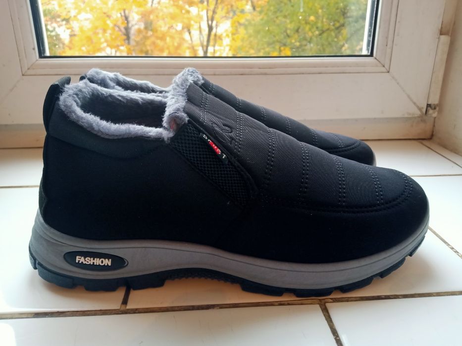 НОВЫЕ Зимние  Снегоступы Слипоны - Полуботинки На Меху "FASHION"