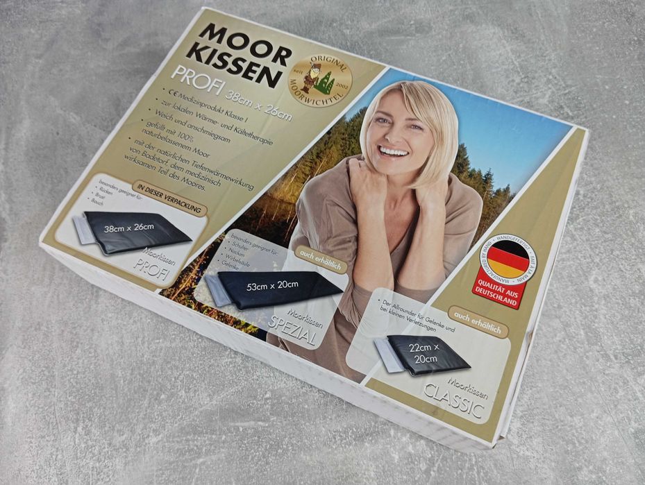 Kompres torfowy żelowy na ciepło i zimno 38 cm x 26 cm Termokompres