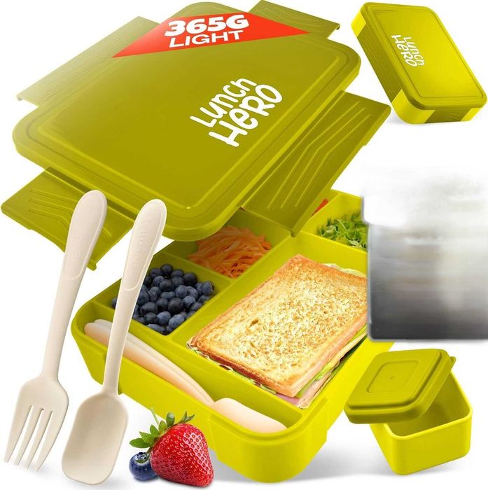 1330ml BOX BENTO dla dzieci śniadaniówka LUNCHBOX Hero Lew bez BPA