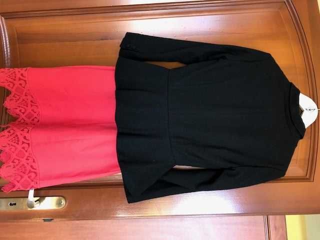 Monki czarny elegancki żakiet w rozm.XS
