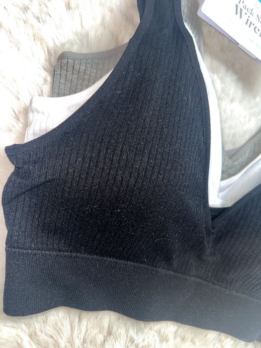 Primark 3 x biustonosz sportowy nowy S