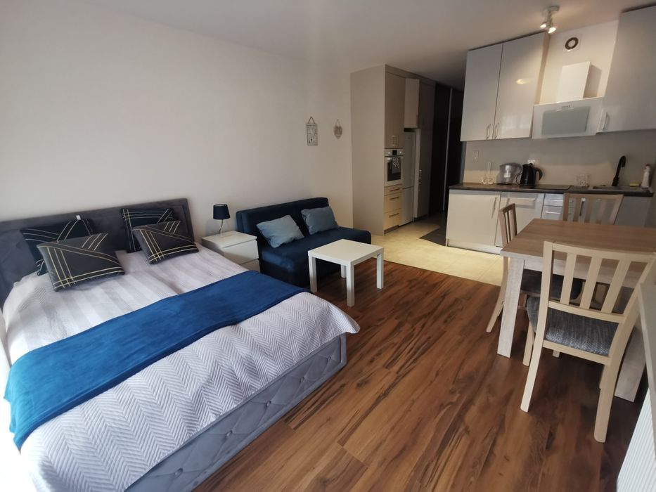 Wypoczywaj i zarabiaj nad morzem w Pogorzelicy. Apartament wraz z miejscem w hali garażowej, ośrodek Natura Resort z basenem i atrakcjami