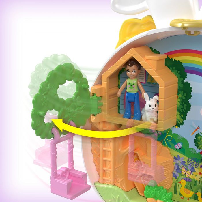 Polly Pocket Ogród króliczka Lalki Zestaw