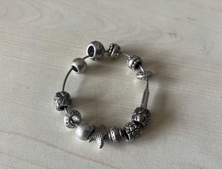 Bransoletka modułowa charms - 12 elementów