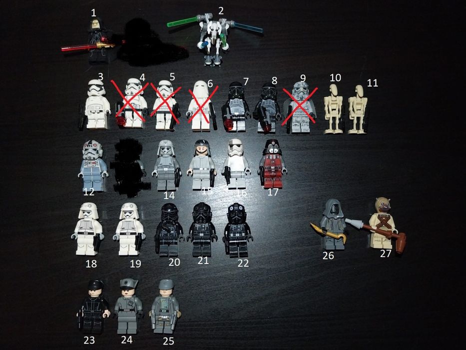 Legos Star Wars - conjuntos e mini figuras
